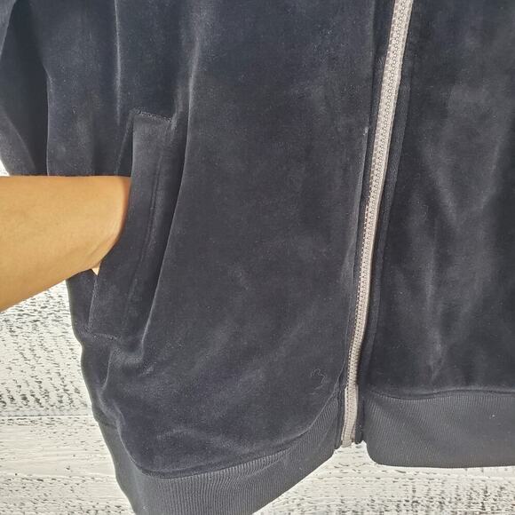 Fila Women Velour Hooded Track Jacket Outdoor Sweater Size XL - Picture 5 of 9